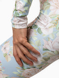 Blue Pastel Floral Catsuit