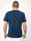 Outline Futuristic Blue T-Shirt