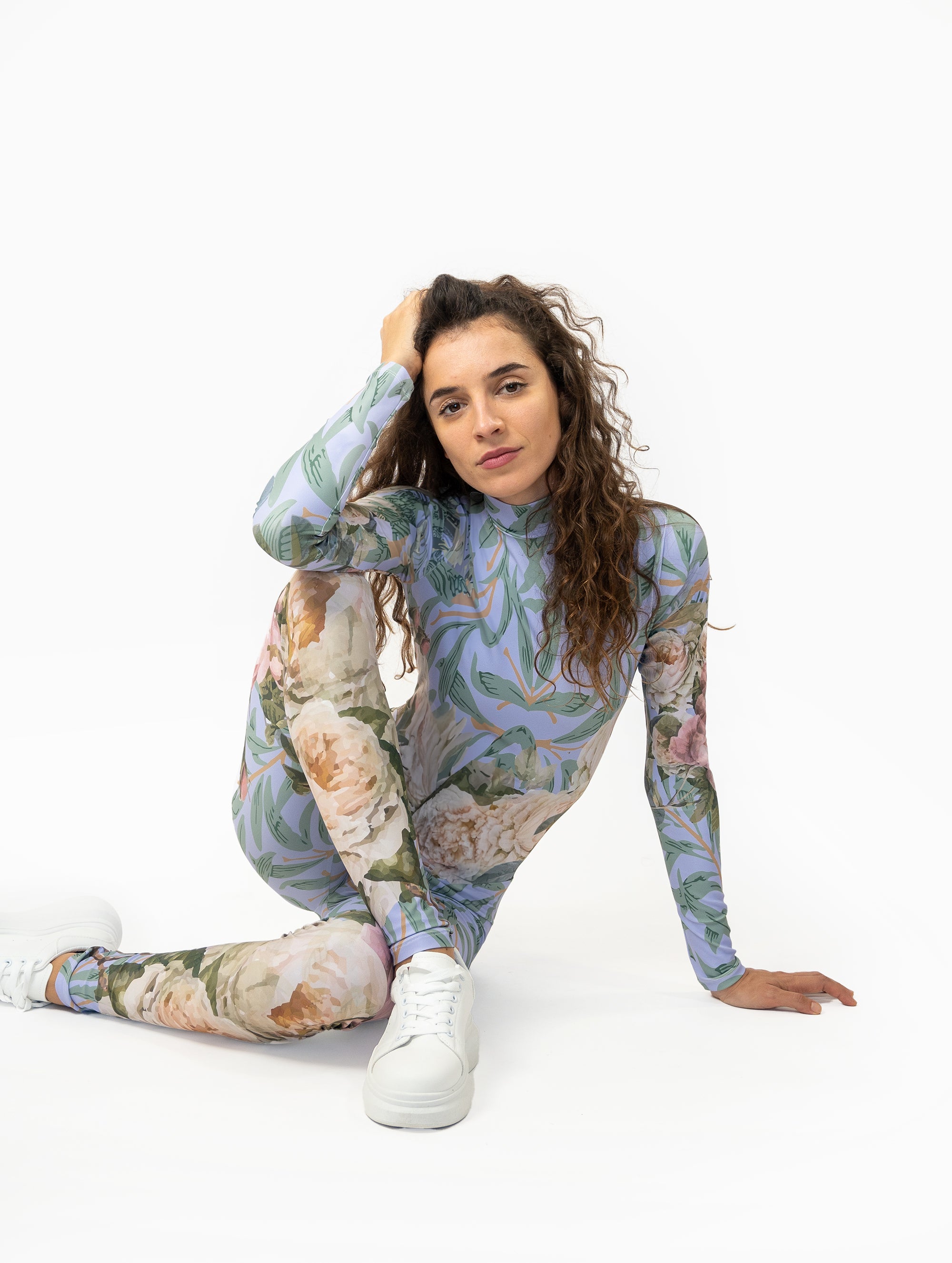 Eucalyptus & Peony Catsuit
