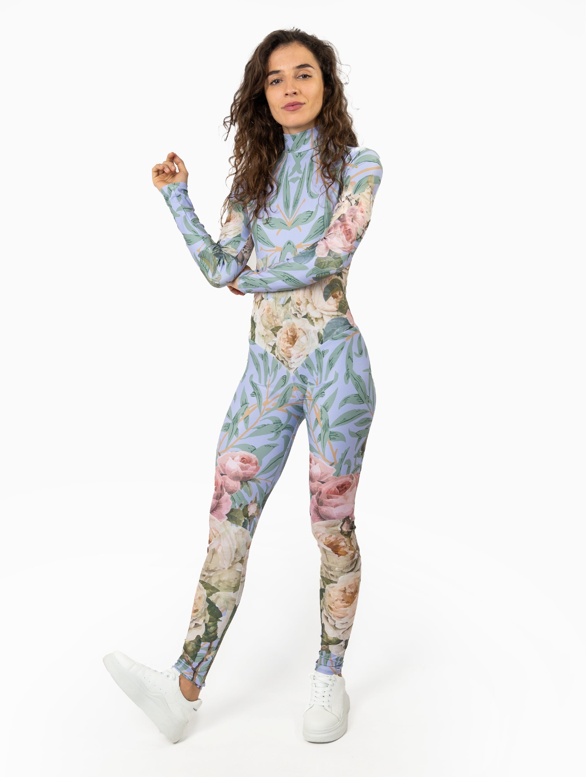 Eucalyptus & Peony Catsuit