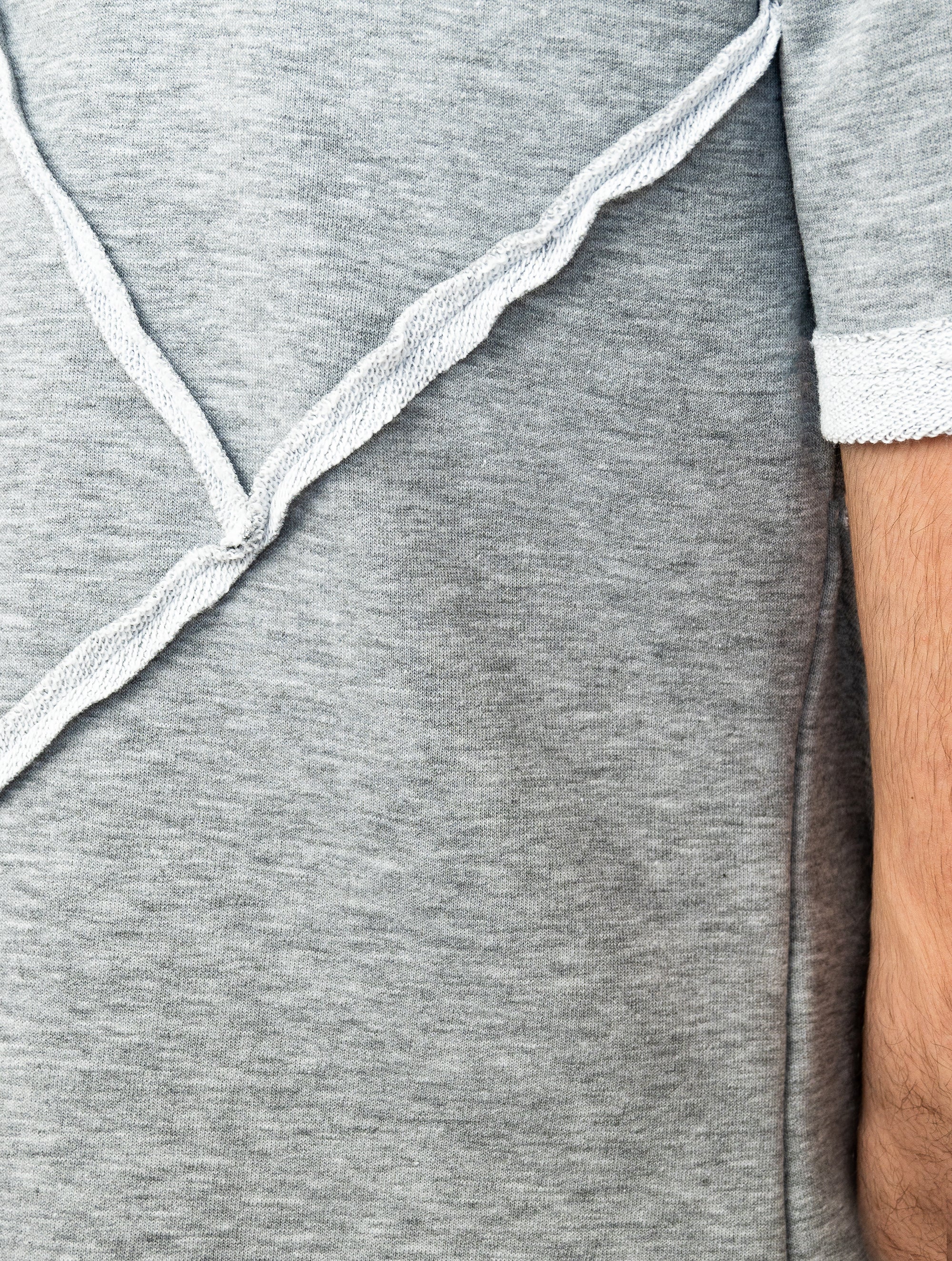 Outline Futuristic Gray T-Shirt