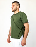 Outline Futuristic Camo Green T-Shirt