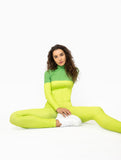 Love Bird Green Catsuit