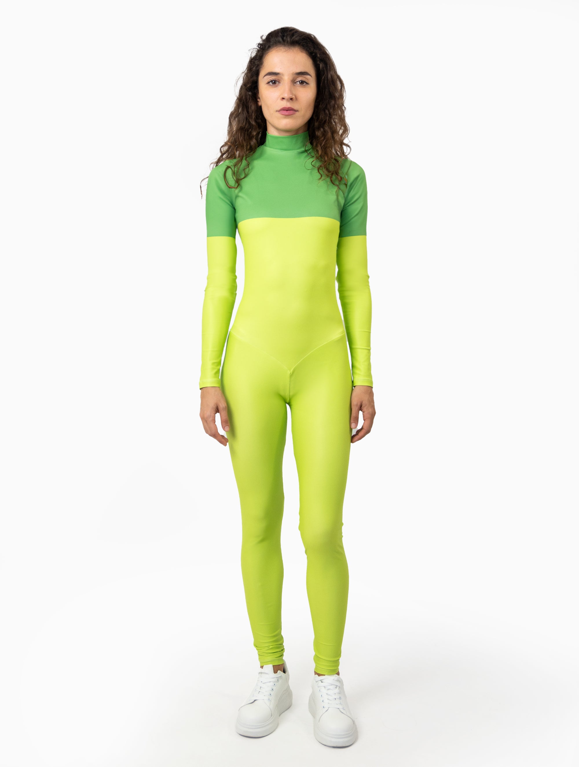 Love Bird Green Catsuit