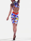 Abstract Short Spots Bodysuit