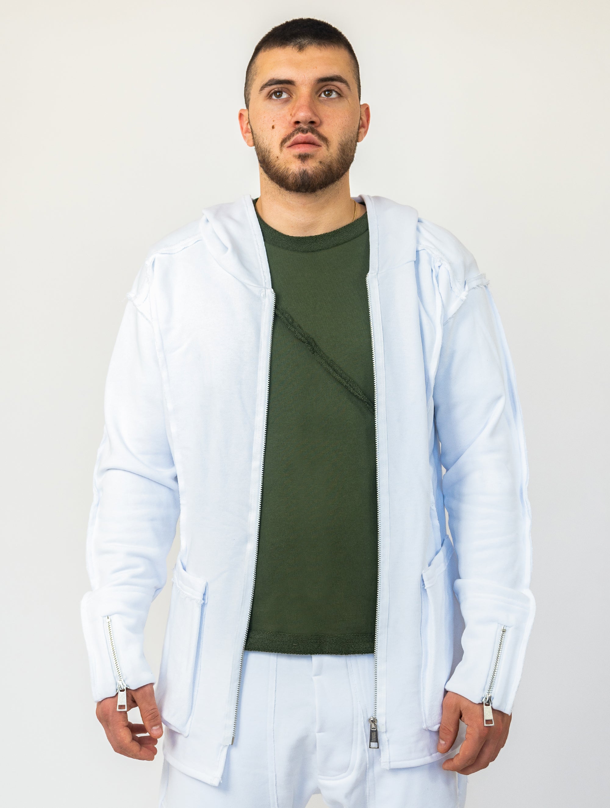 Nonesuch White Hoodie
