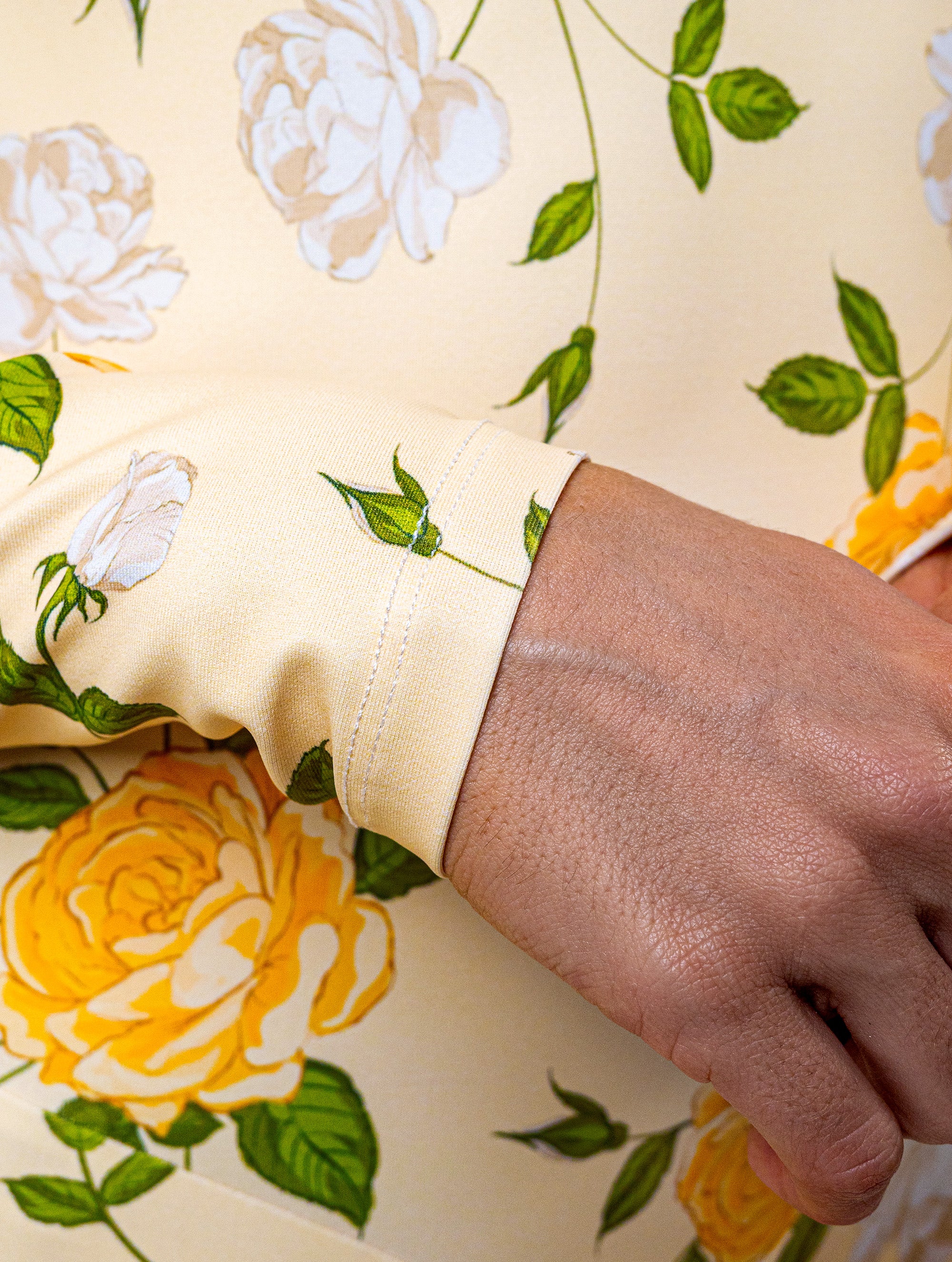 Yellow English Rose Catsuit
