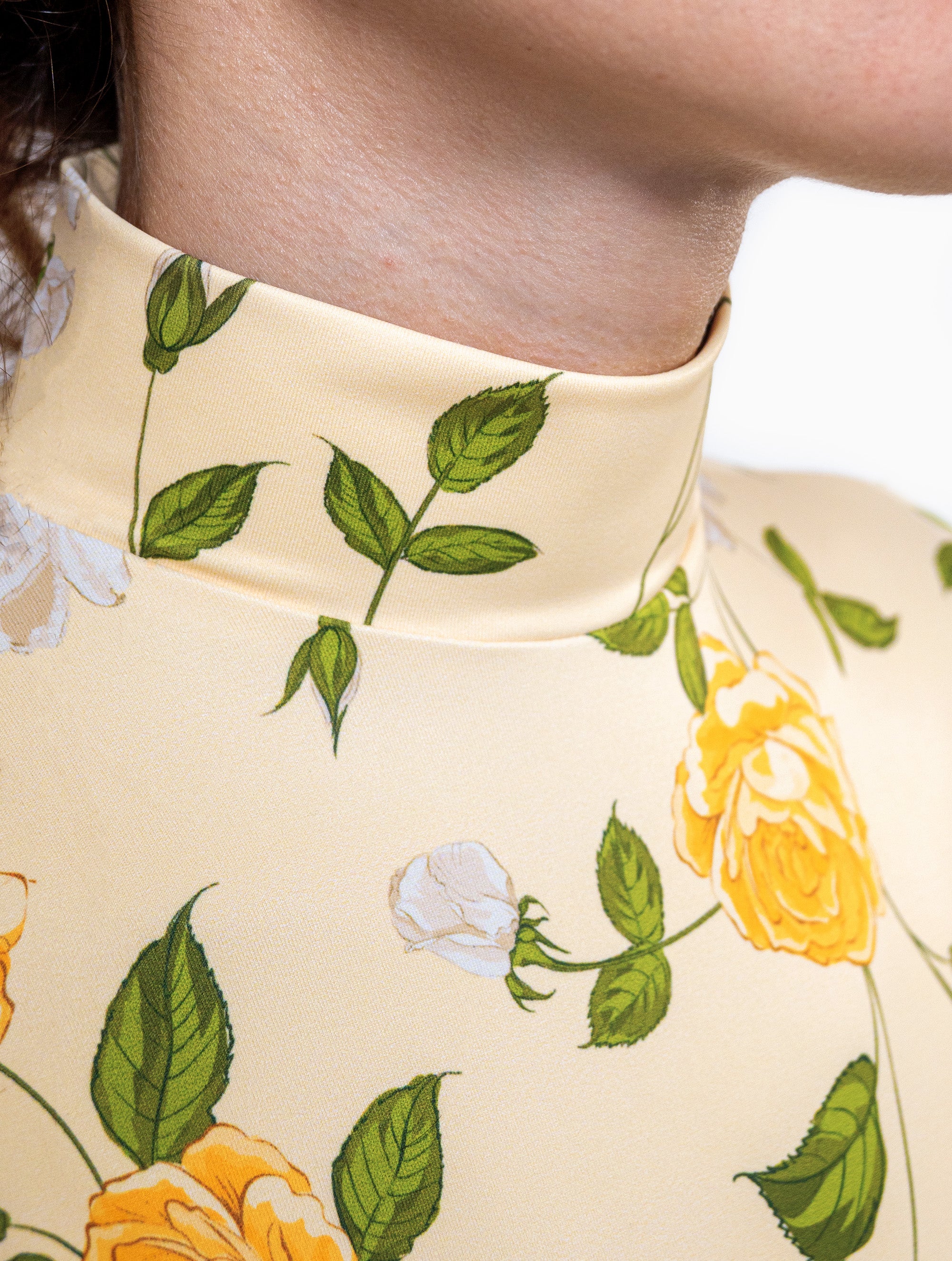 Yellow English Rose Catsuit