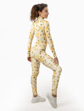 Yellow English Rose Catsuit