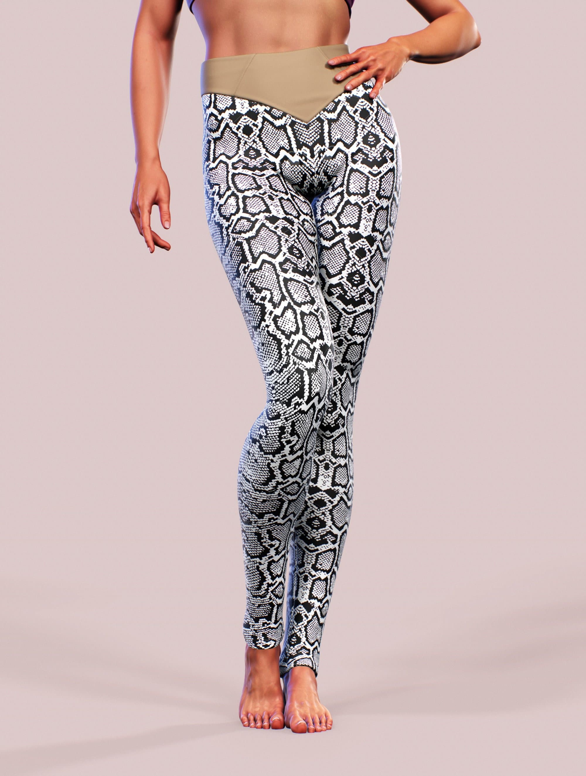 Albino Python Activewear Set-Activewear Set-bootysculpted