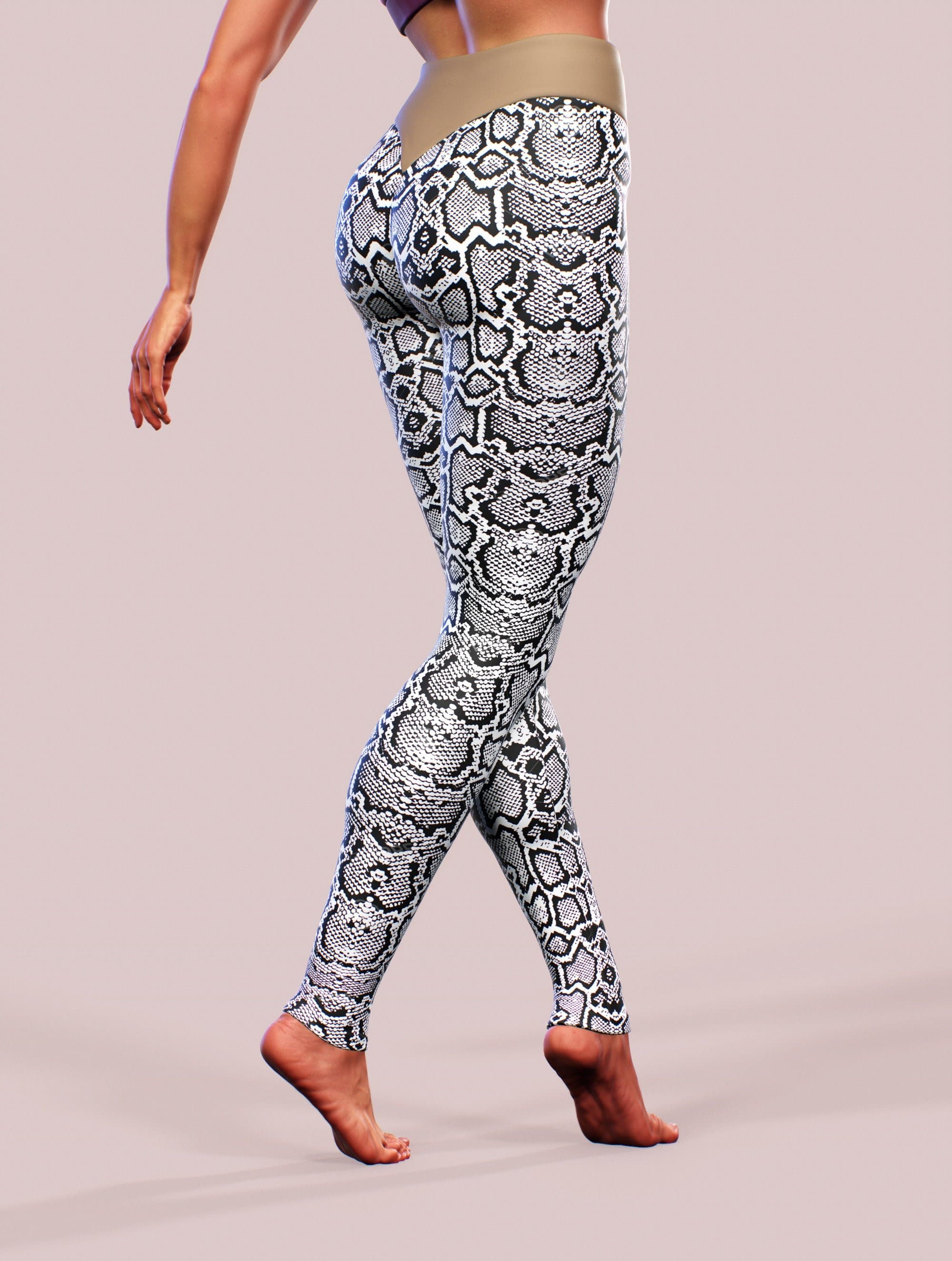 Albino Python Activewear Set-Activewear Set-bootysculpted