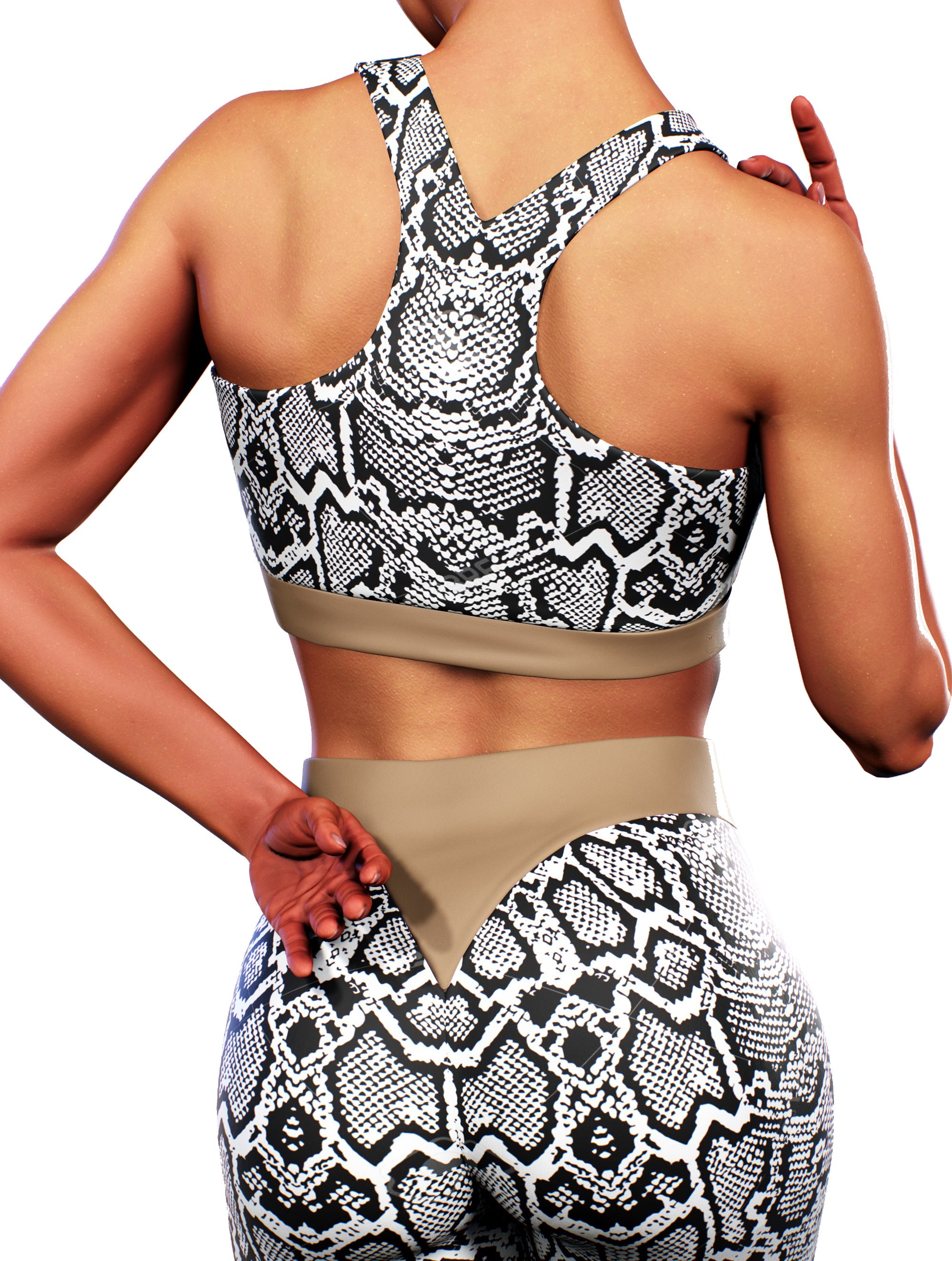Albino Python Activewear Set-Activewear Set-bootysculpted