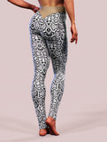 Albino Python Sexy Leggings-High waisted leggings-bootysculpted
