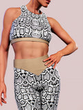 Albino Python Sexy Leggings-High waisted leggings-bootysculpted