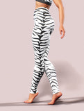 Albino Tiger Tall Leggings-High waisted leggings-bootysculpted