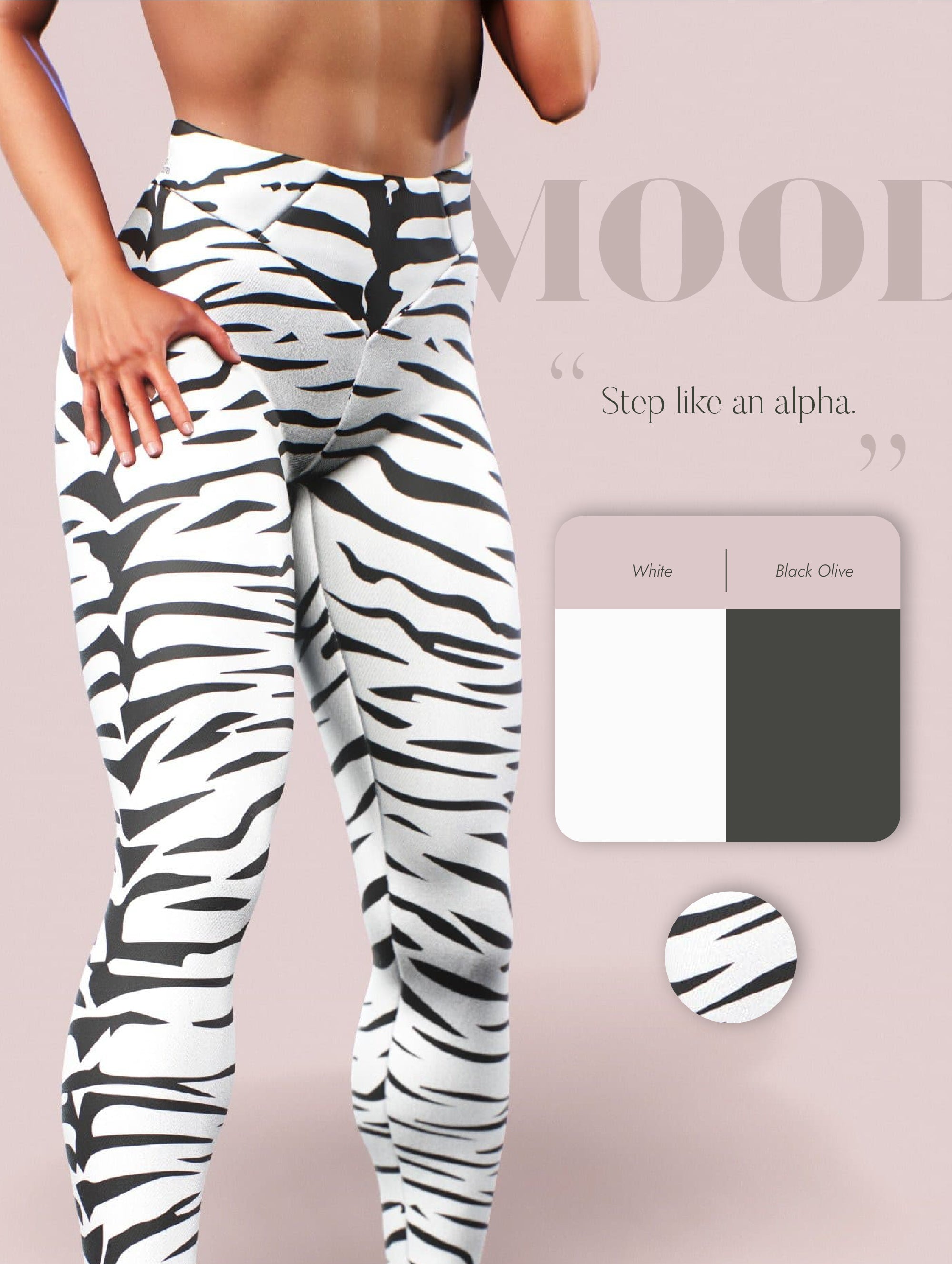 Albino Tiger Tall Leggings