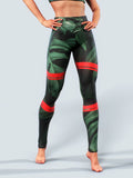 Anegada Palm Leggings-High waisted leggings-bootysculpted