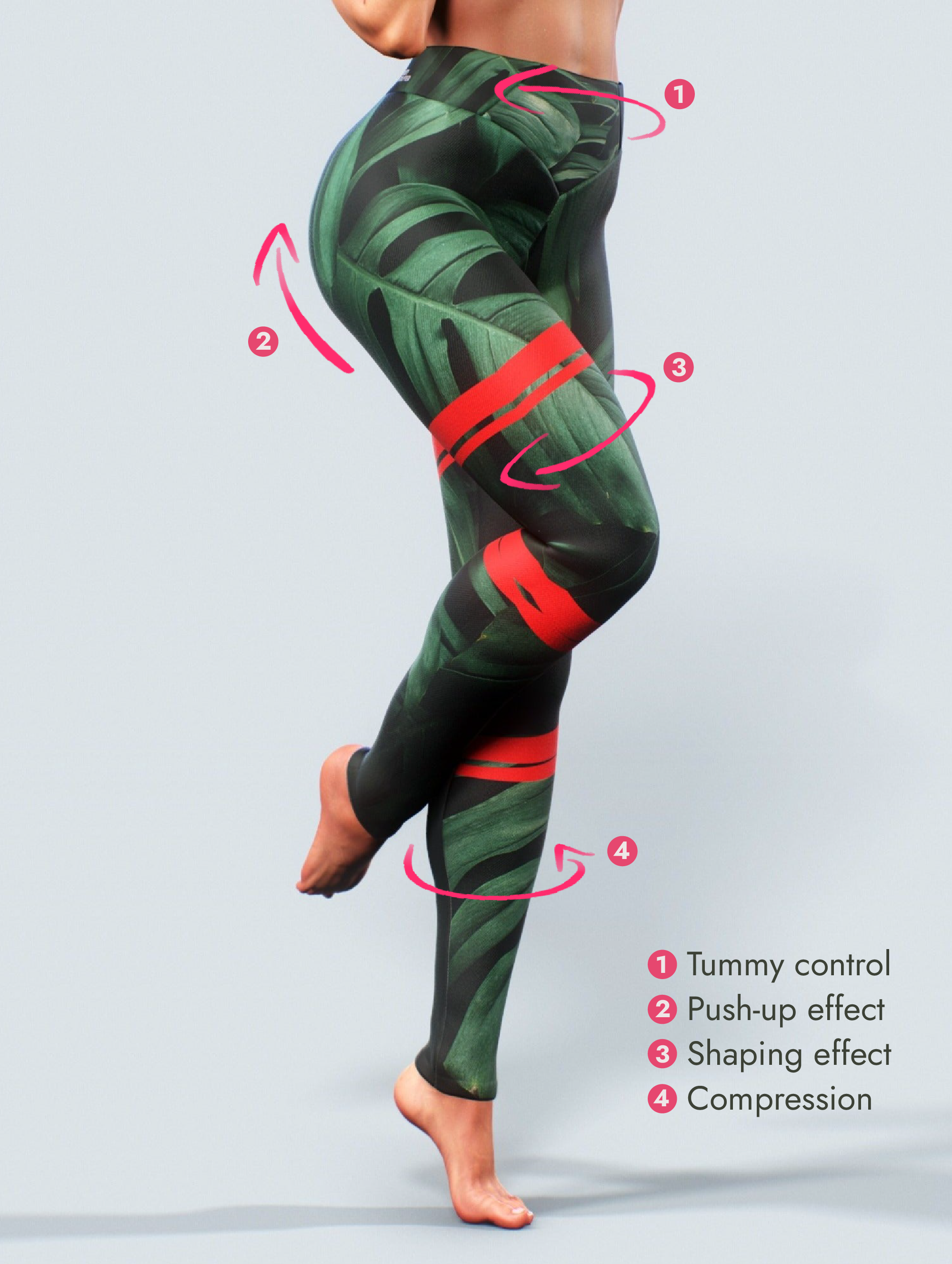 Anegada Palm Leggings