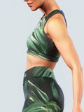 Anegada Palm Sports Bra-Sports bra-bootysculpted