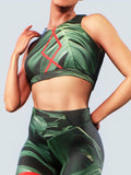 Anegada Palm Sports Bra-Sports bra-bootysculpted