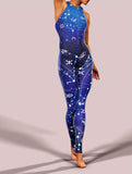Astrology Signs Blue Unitard-unitard-bootysculpted
