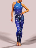 Astrology Signs Blue Unitard-unitard-bootysculpted