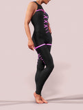 Back Ribbon Full Jumpsuit-unitard-bootysculpted