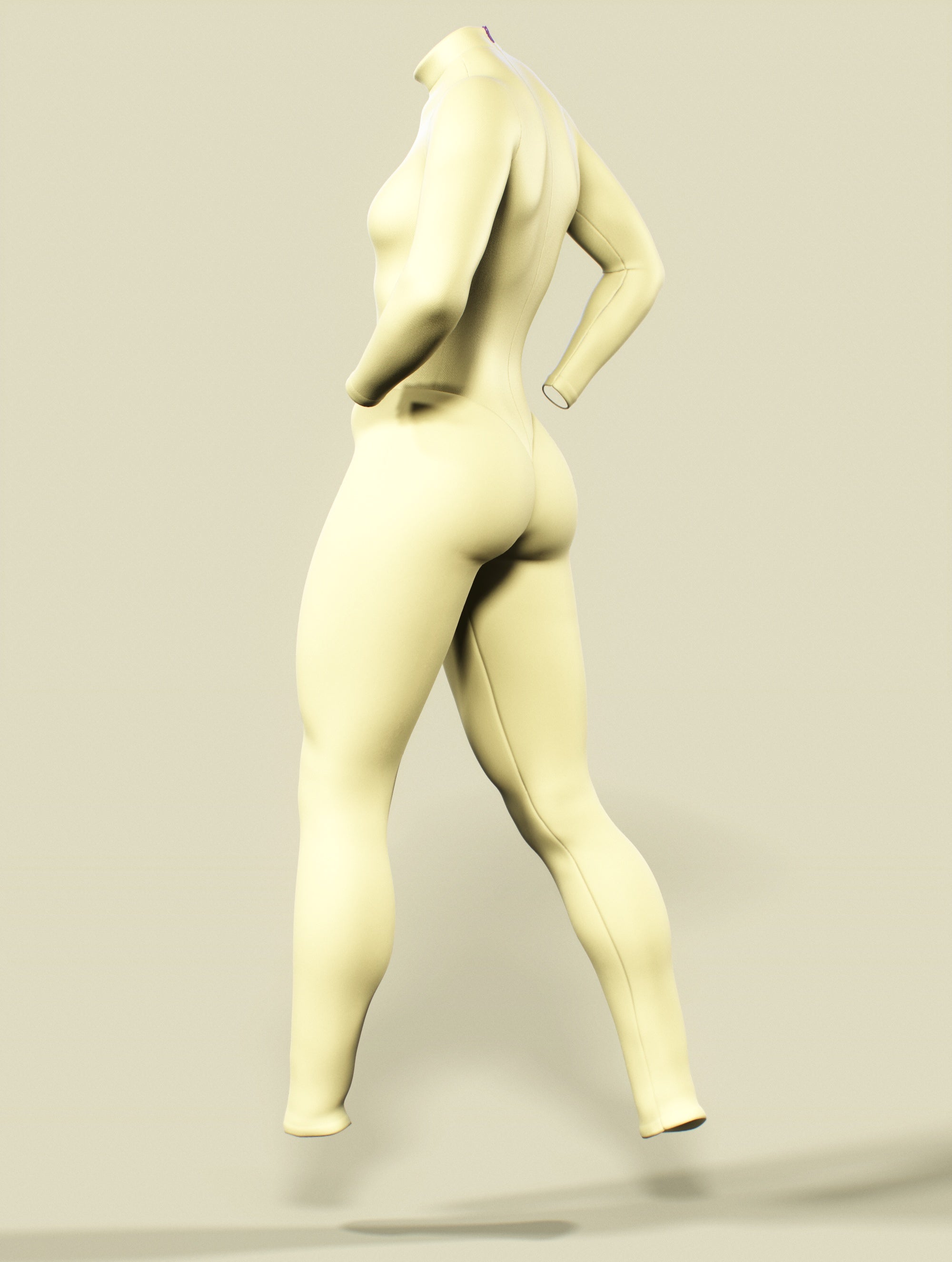 Banana Yellow Bodysuit-unitard-bootysculpted
