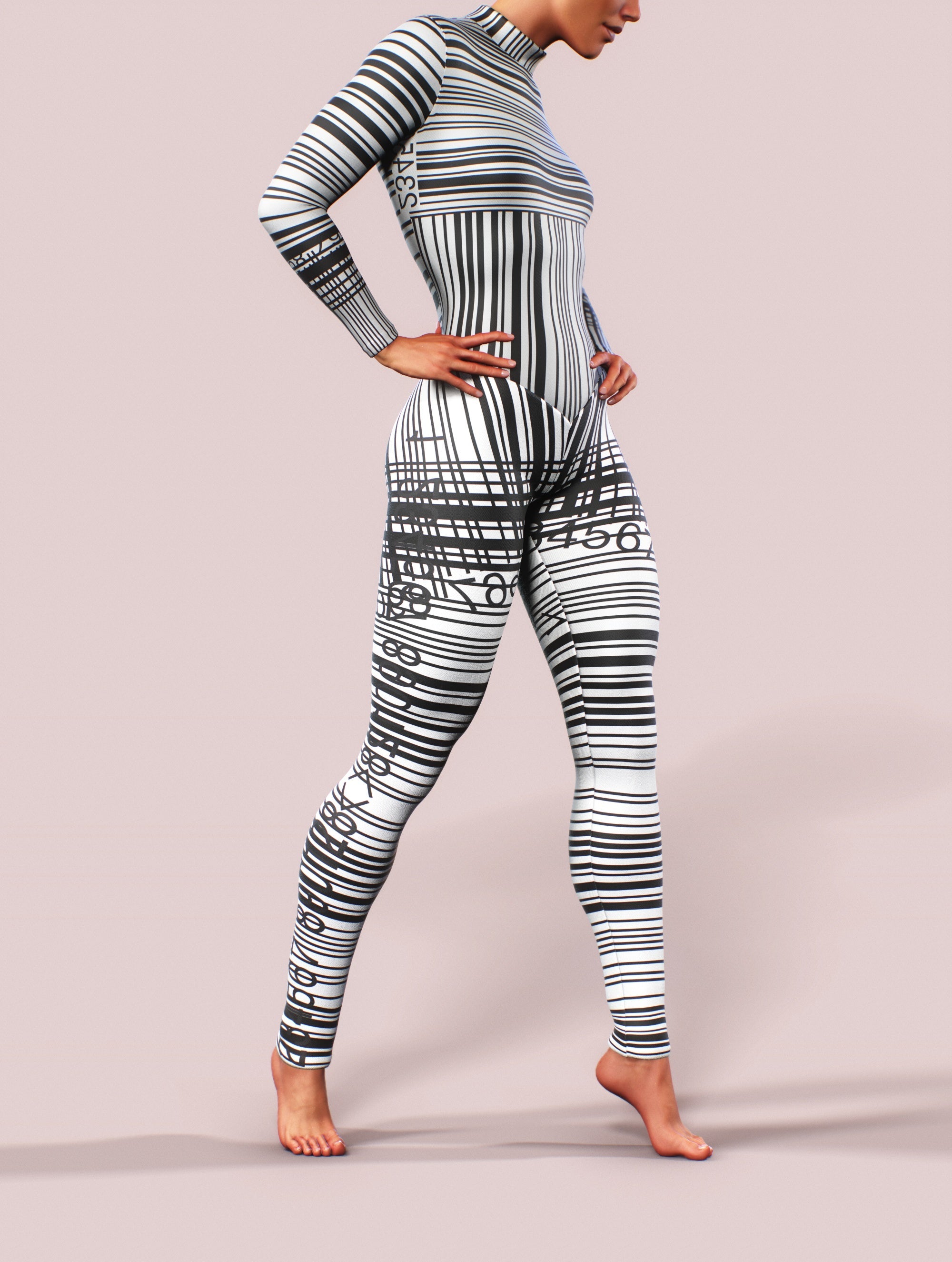 Barcode Unitard-unitard-bootysculpted