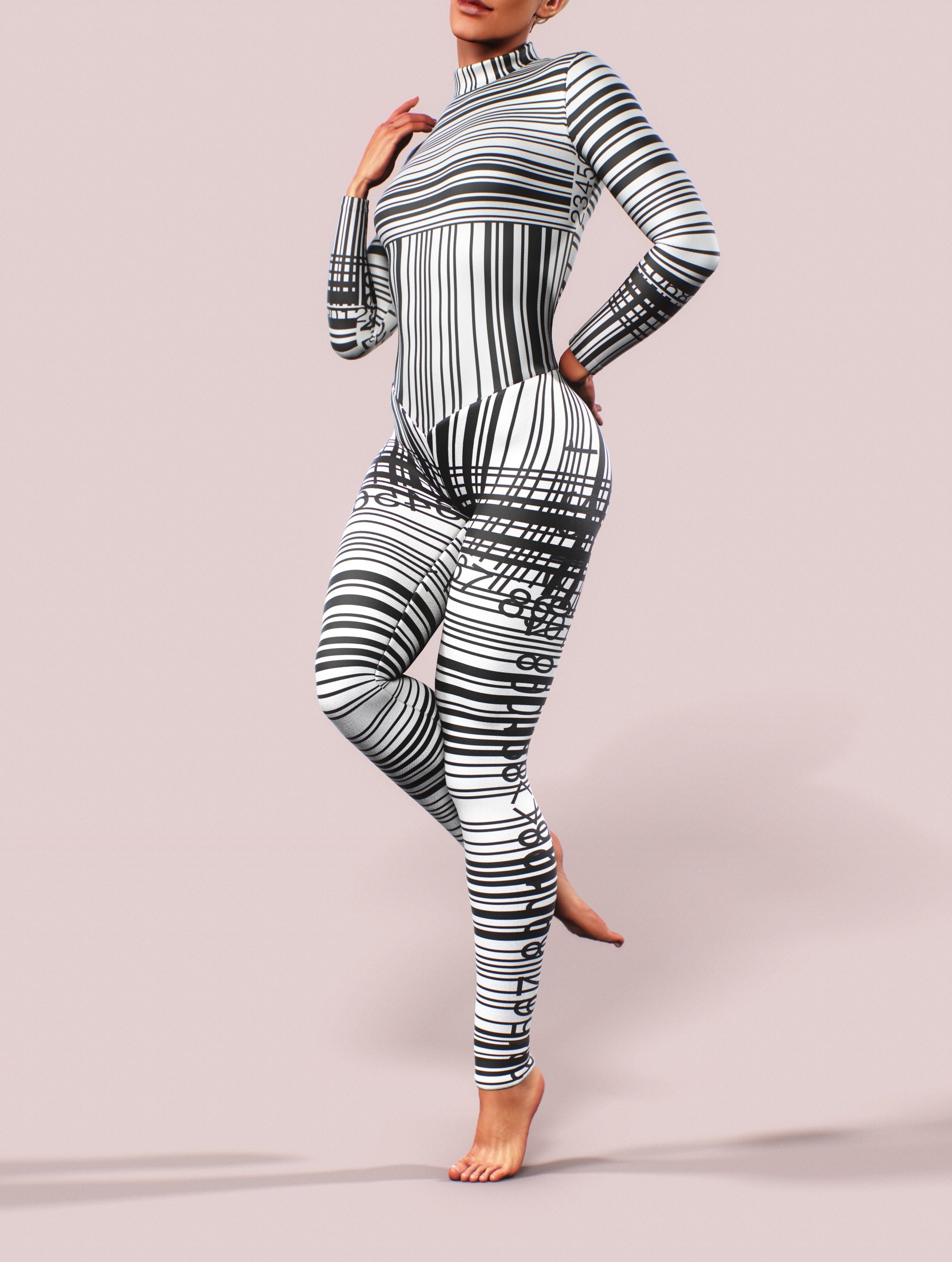 Barcode Unitard-unitard-bootysculpted