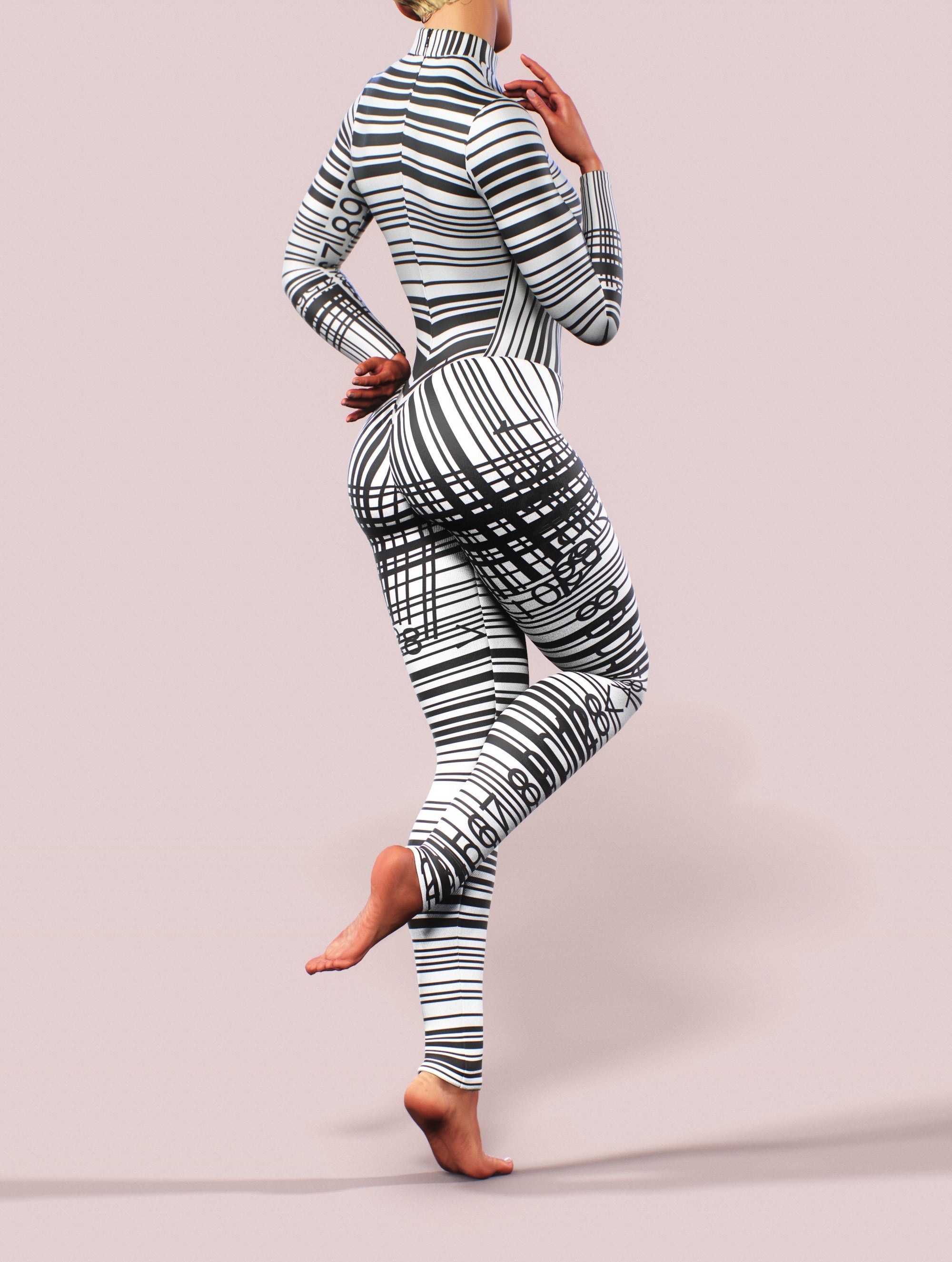 Barcode Unitard-unitard-bootysculpted