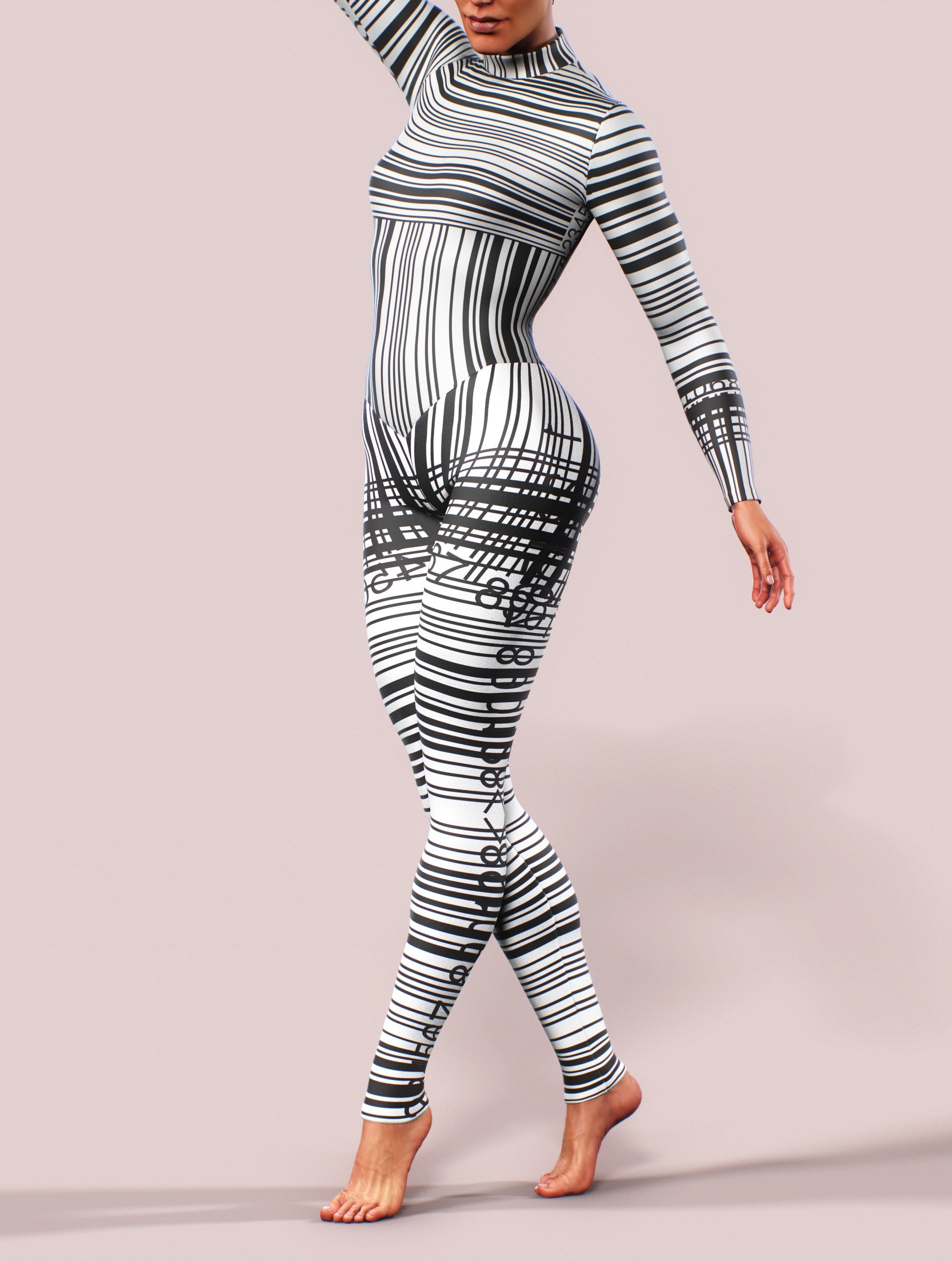Barcode Unitard-unitard-bootysculpted