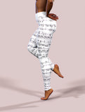 Beethoven's Music Leggings-High waisted leggings-bootysculpted