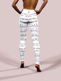 Beethoven's Music Leggings-High waisted leggings-bootysculpted