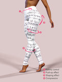 Beethoven's Music White Leggings