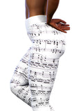 Beethoven's Music White Leggings