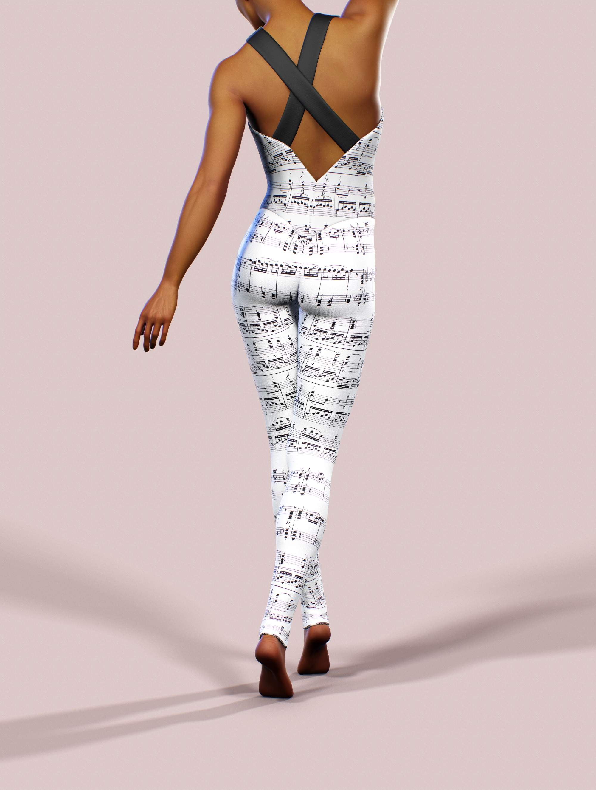 Beethoven's Notes Unitard-unitard-bootysculpted