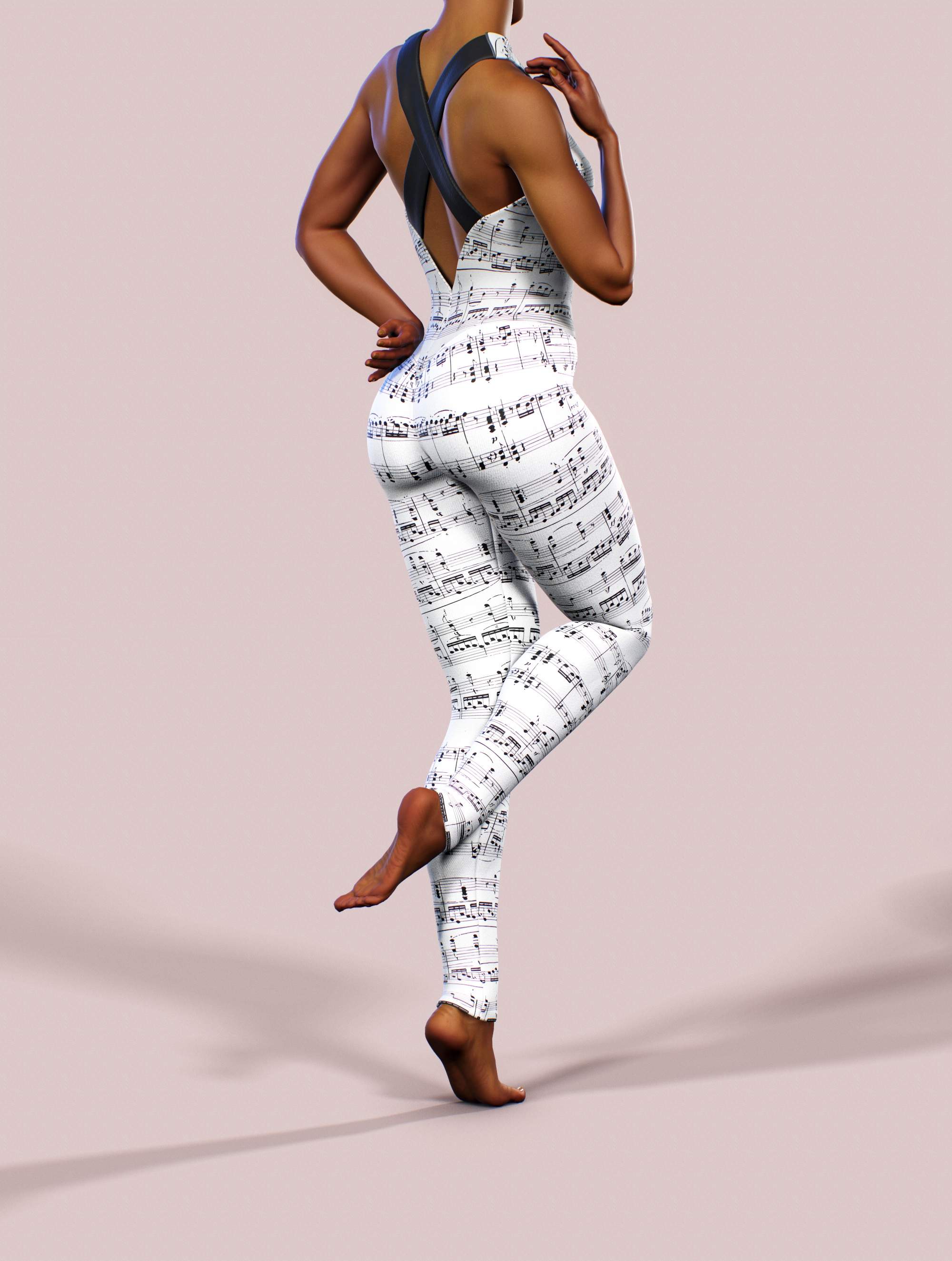 Beethoven's Notes Unitard-unitard-bootysculpted