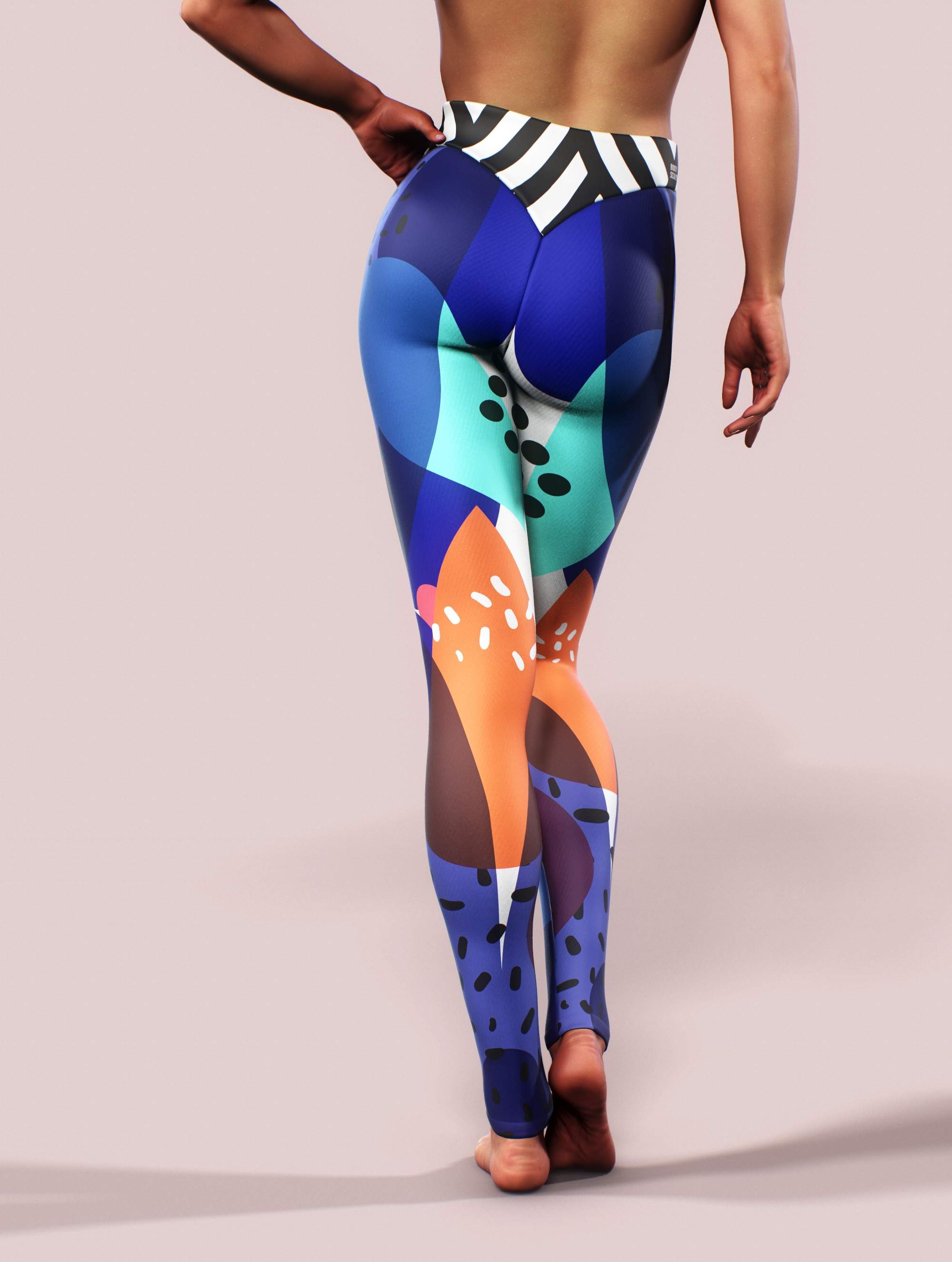 Berry Smoothie Leggings-High waisted leggings-bootysculpted