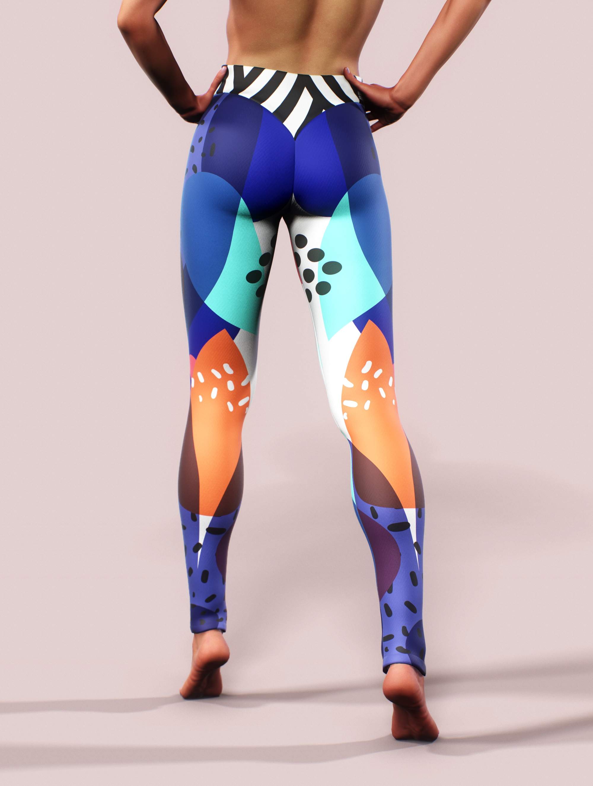 Berry Smoothie Leggings-High waisted leggings-bootysculpted