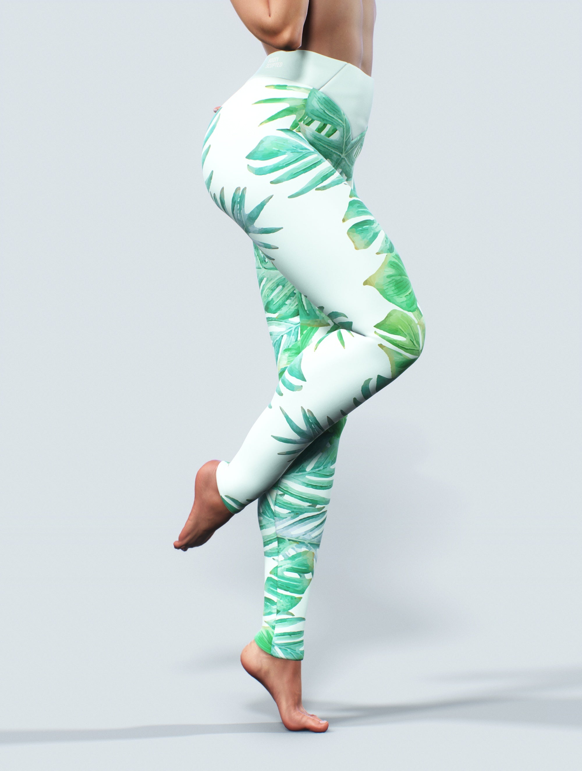Bird of Paradise Leggings-High waisted leggings-bootysculpted
