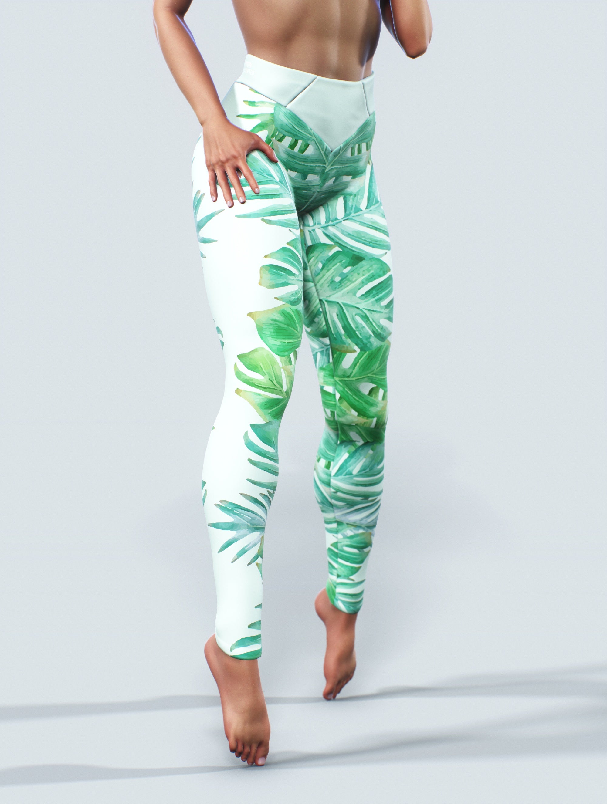 Bird of Paradise Leggings-High waisted leggings-bootysculpted