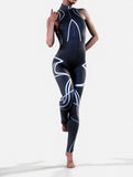 Black Lines Shaping Long Suit-unitard-bootysculpted