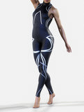 Black Lines Shaping Long Suit-unitard-bootysculpted