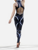 Black Lines Shaping Long Suit-unitard-bootysculpted