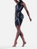 Black Lines Short Suit-unitard-bootysculpted