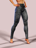 Black Mamba Yoga Pants-High waisted leggings-bootysculpted