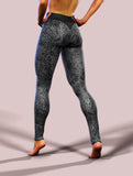 Black Mamba Yoga Pants-High waisted leggings-bootysculpted
