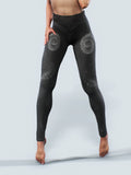 Black Octopus Tights-High waisted leggings-bootysculpted