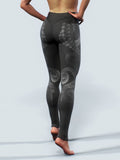 Black Octopus Tights-High waisted leggings-bootysculpted